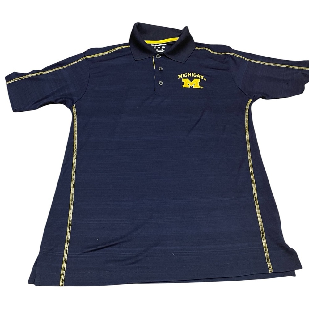 University of Michigan‎ Golf Polo Short Sleeve Shirt Champion Apparel Size S